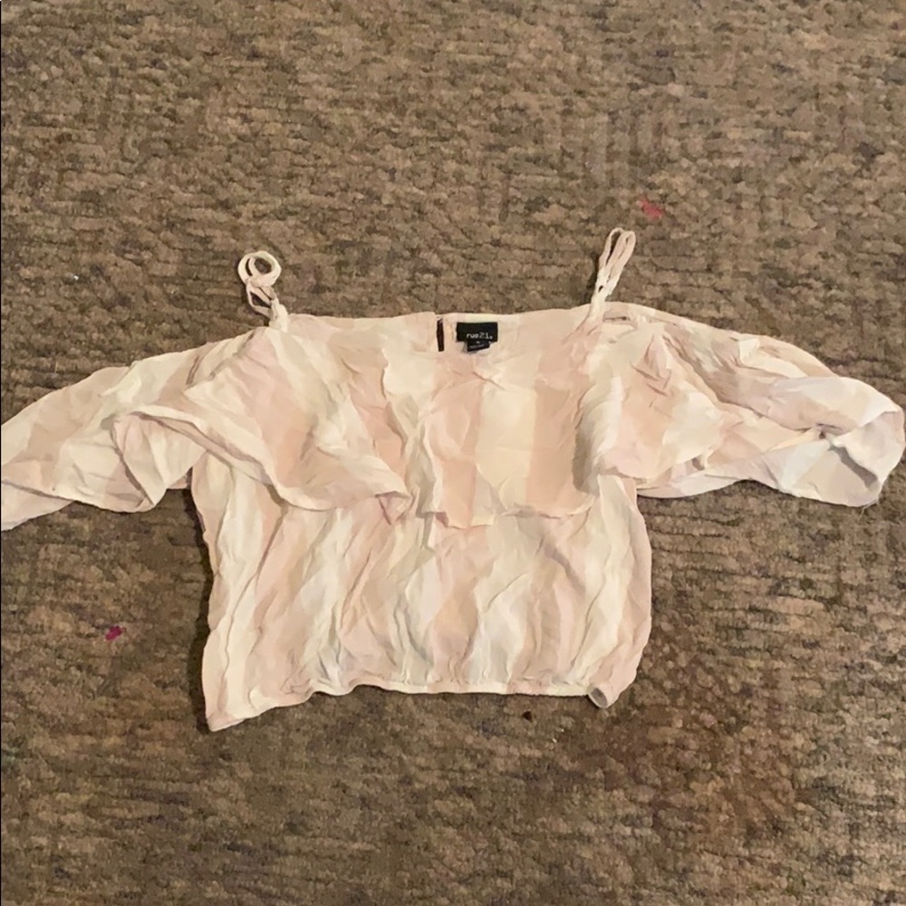 off shoulder beachy top